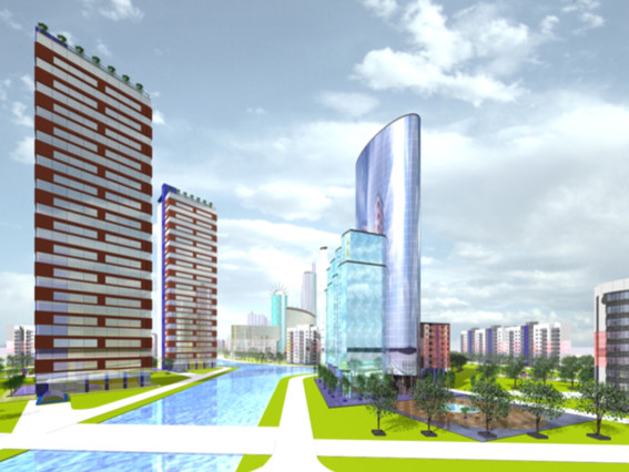 Конкурсный проект жилого квартала в районе Академический в г. Екатеринбург