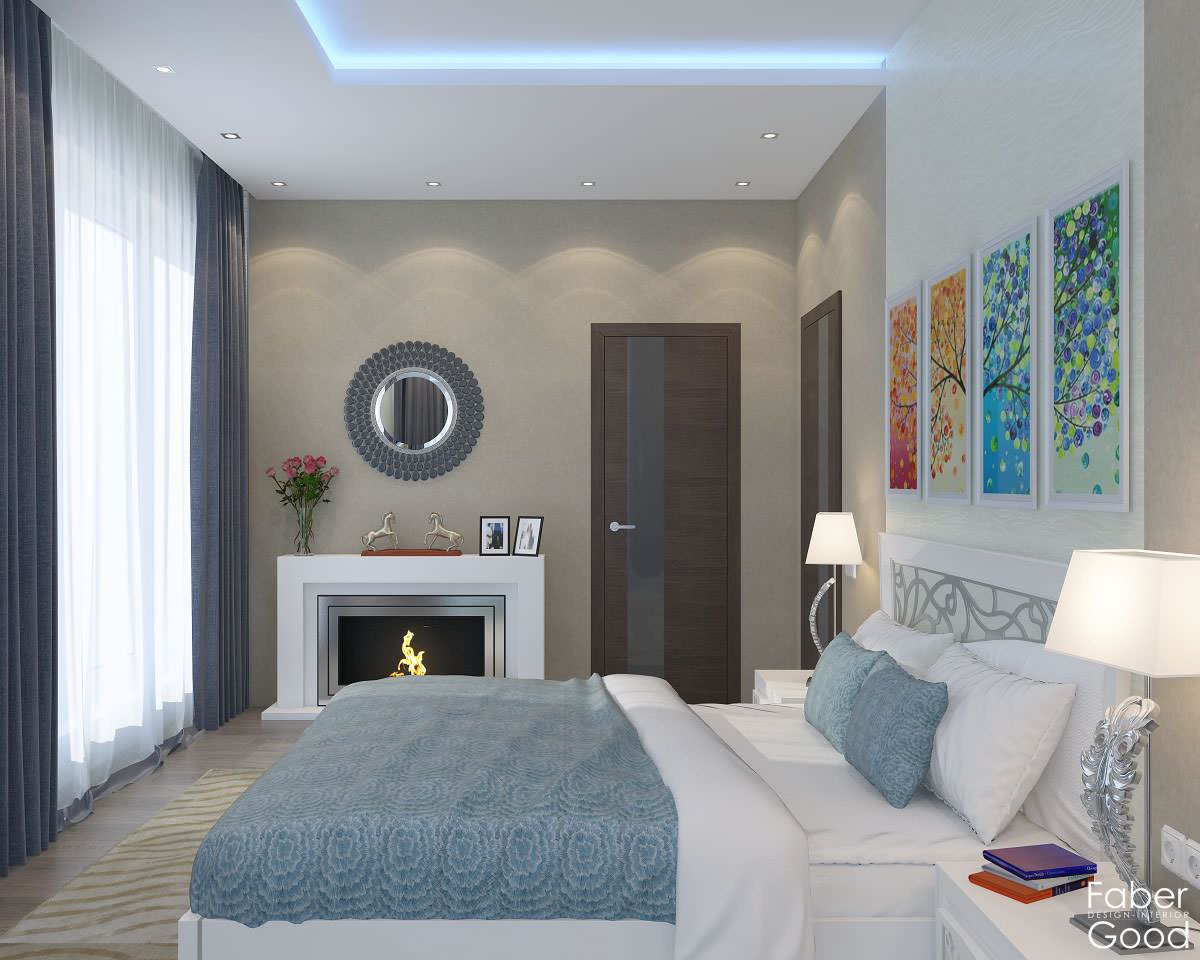 Спальня в загородном доме