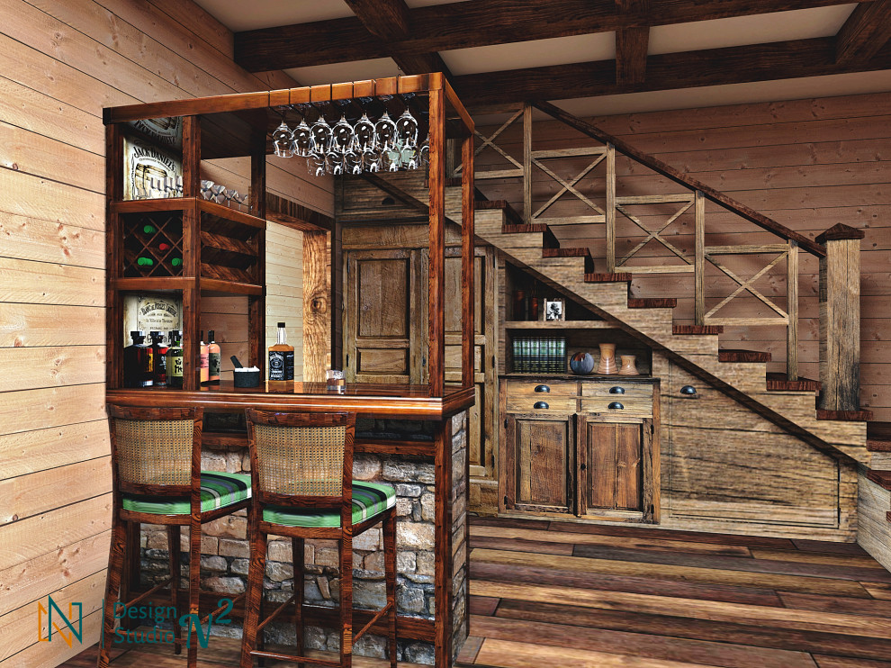 Шале в доме из клееного бруса