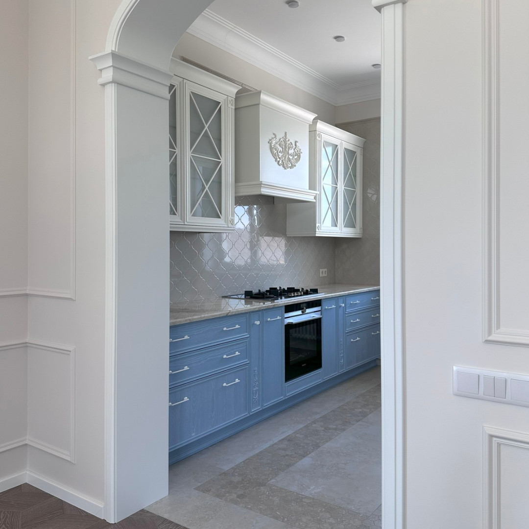 Кухня в классическом стиле в квартире