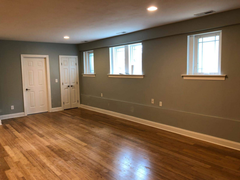 15th St. Contemporary Basement Remodel