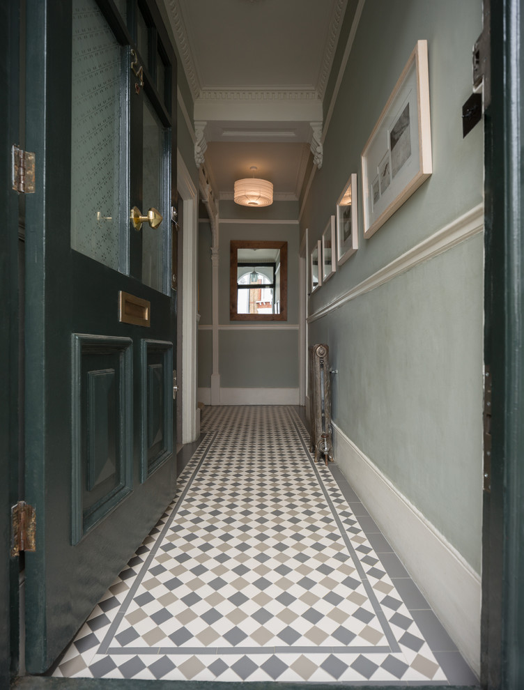 This is an example of a traditional hallway in London.