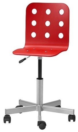Jules Junior Desk Chair, Red