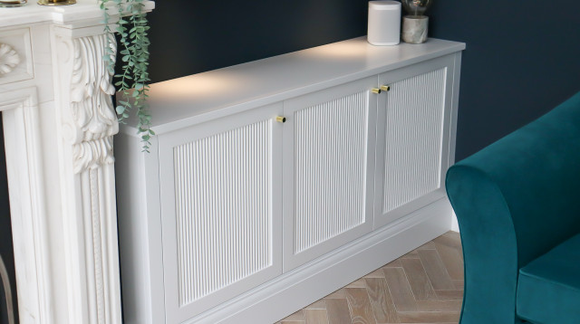 Reeded Alcove Units moderne-dagligstue