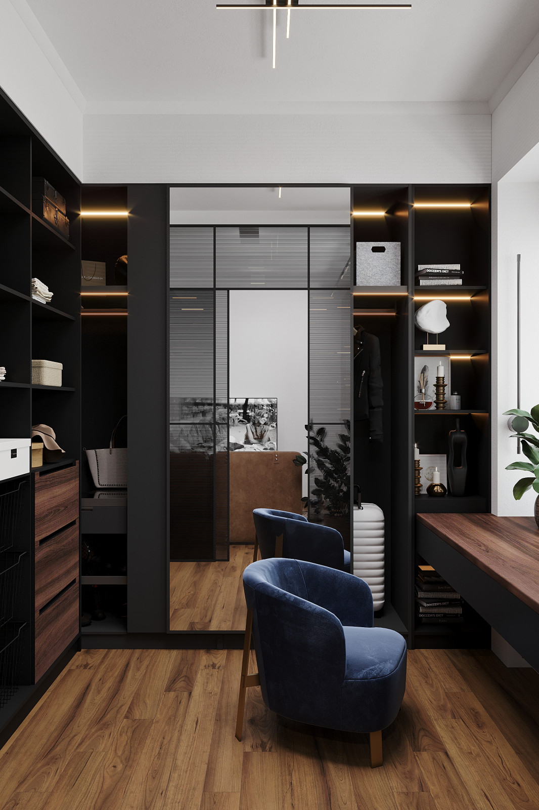 Спальня + Гардероб l Комсомольский проспект