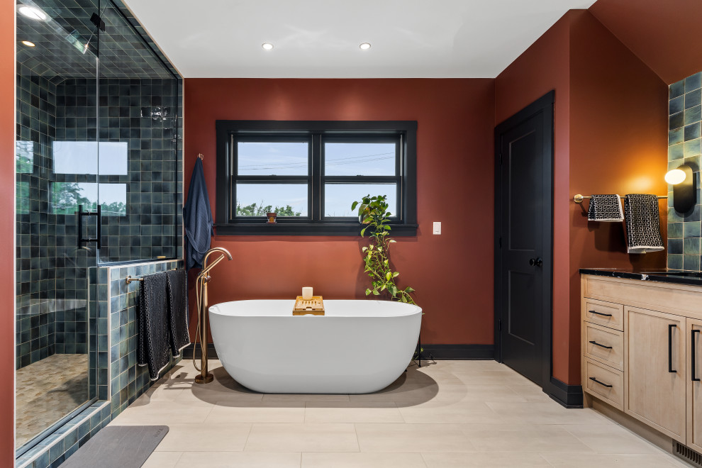 Bathroom - transitional bathroom idea in Chicago