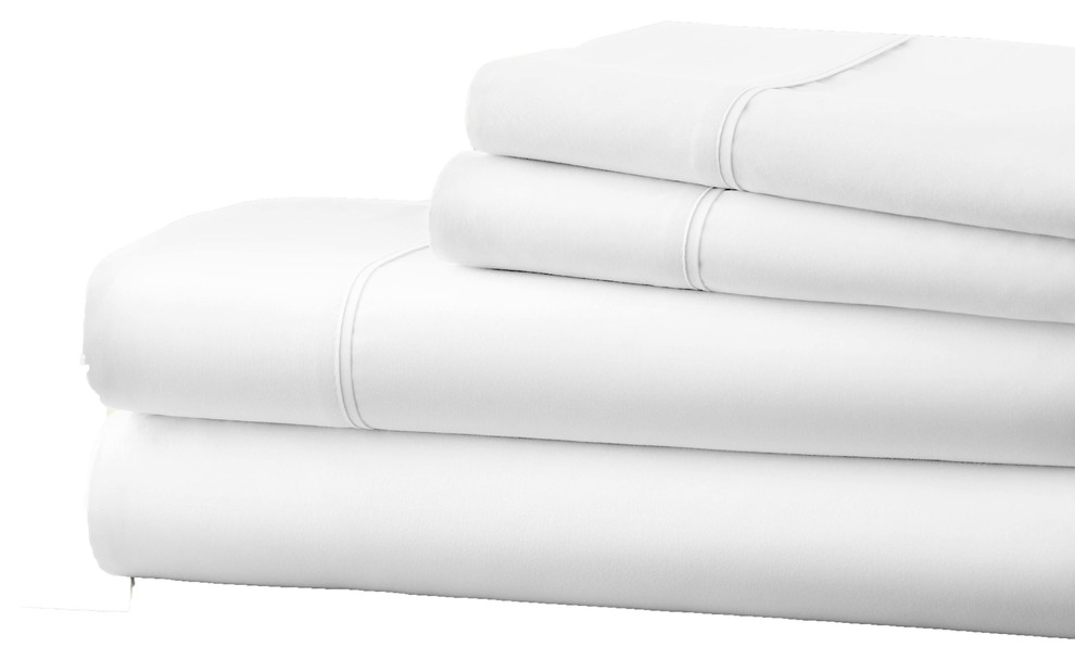 Home Collection Checkered Design 4Piece Bed Sheet Set, Twin