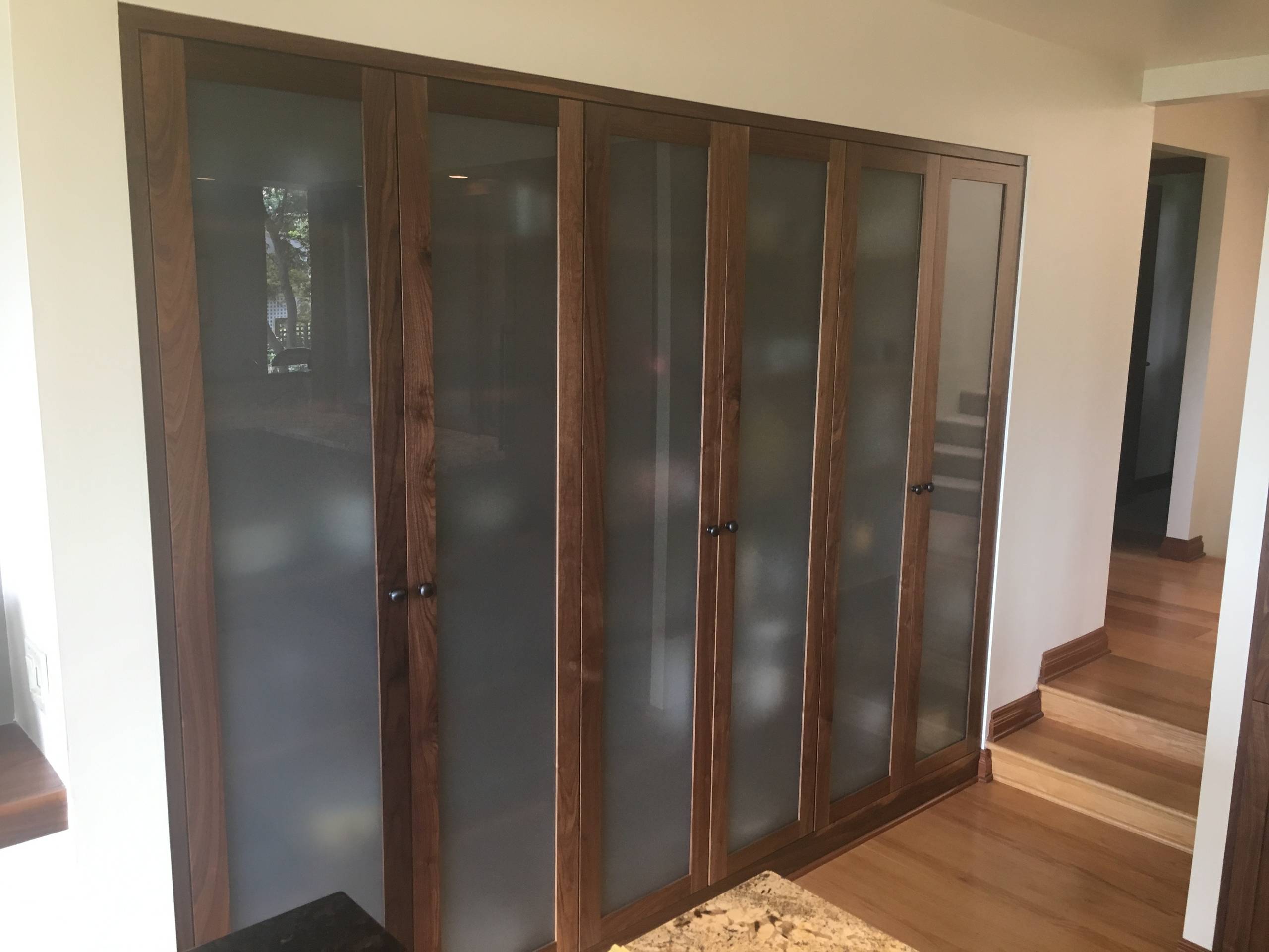 Bellevue/Kitchen Walnut Cabinets