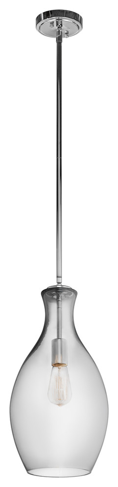 Kichler Lighting 42047CHSMK Everly Chrome Pendant