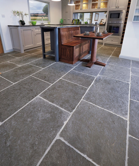 Natural Stone Floor Tiles Moderno Salón Otras zonas de The
