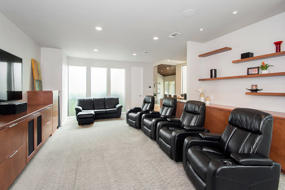 Modern Home Theater - Modern - Home Theater - DC Metro