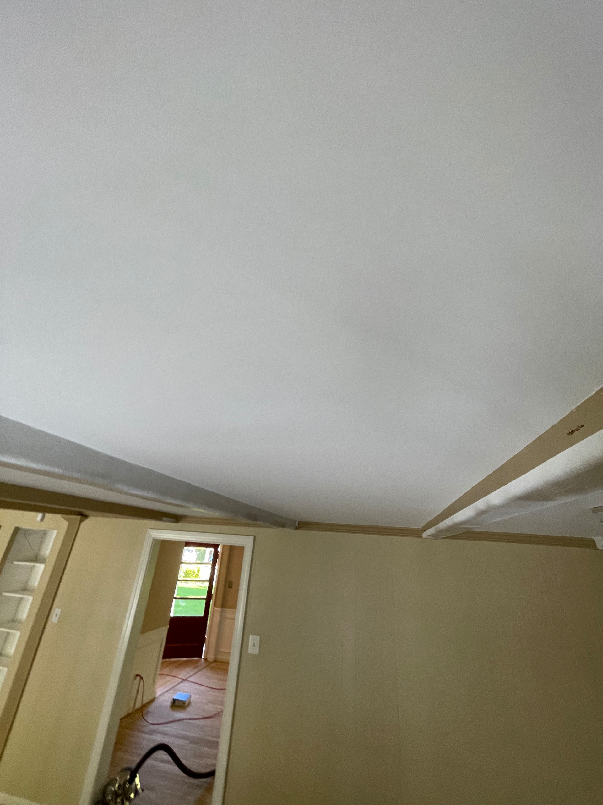 Popcorn ceiling removal and paint