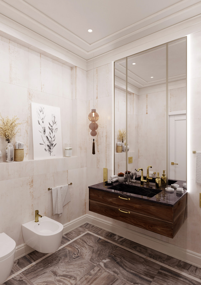 Проект интерьера квартиры в ЖК «Солнечный Олимп»