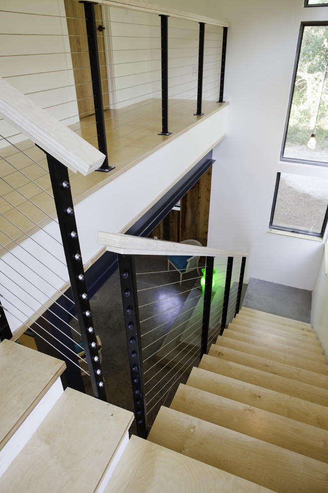 Modern staircase in Wilmington.