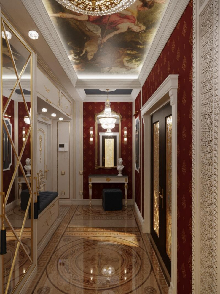 Дворцовый интерьер в загородных апартаментах