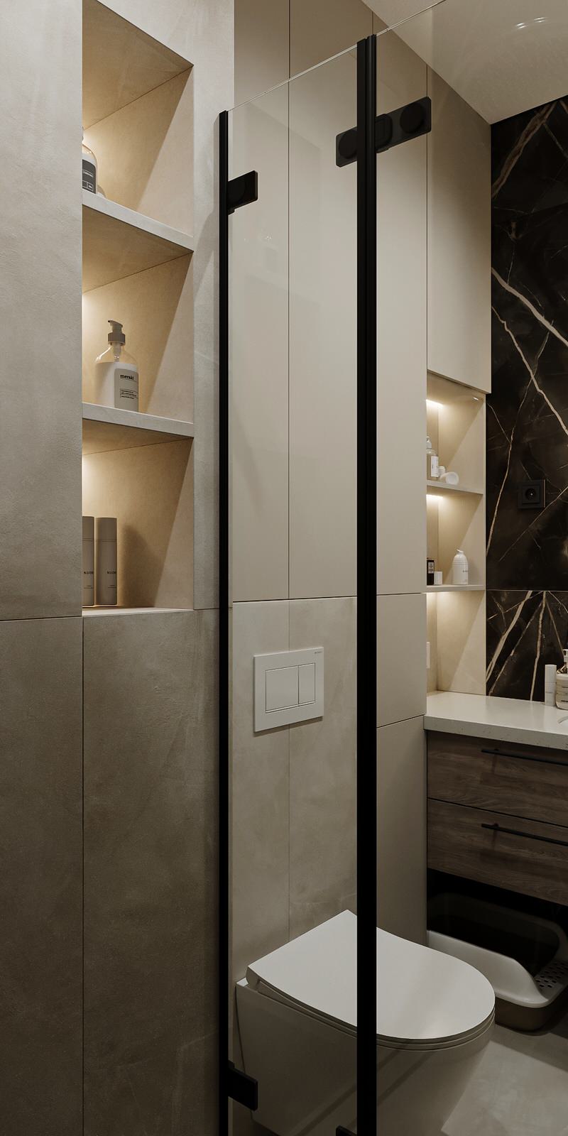 Интерьер квартиры в ЖК "Метрополия"