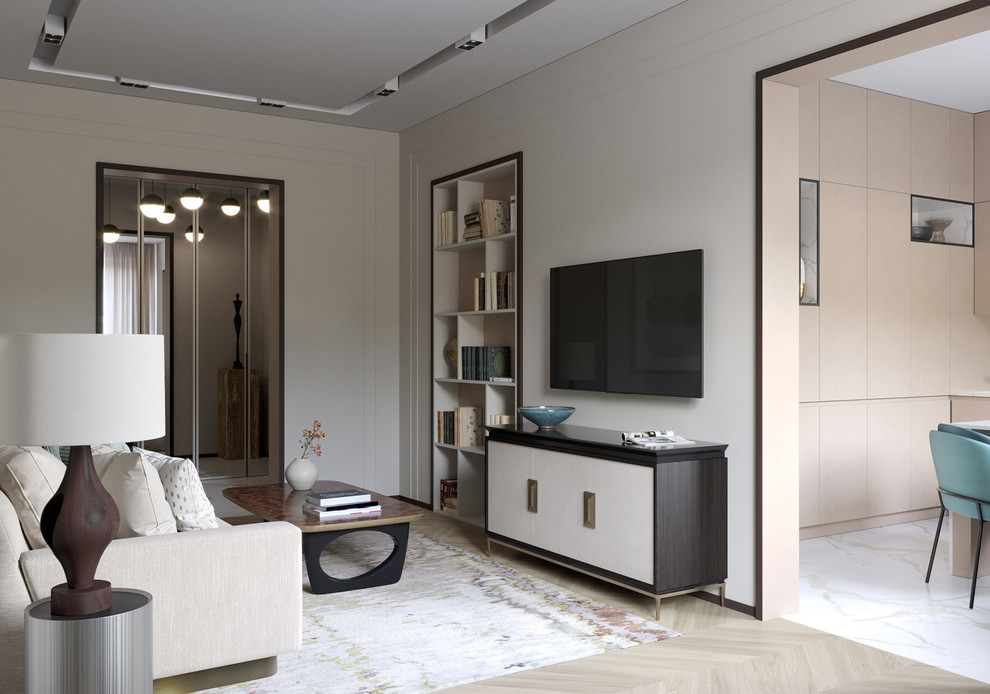 Визуализация. Гостиная. Вид 2