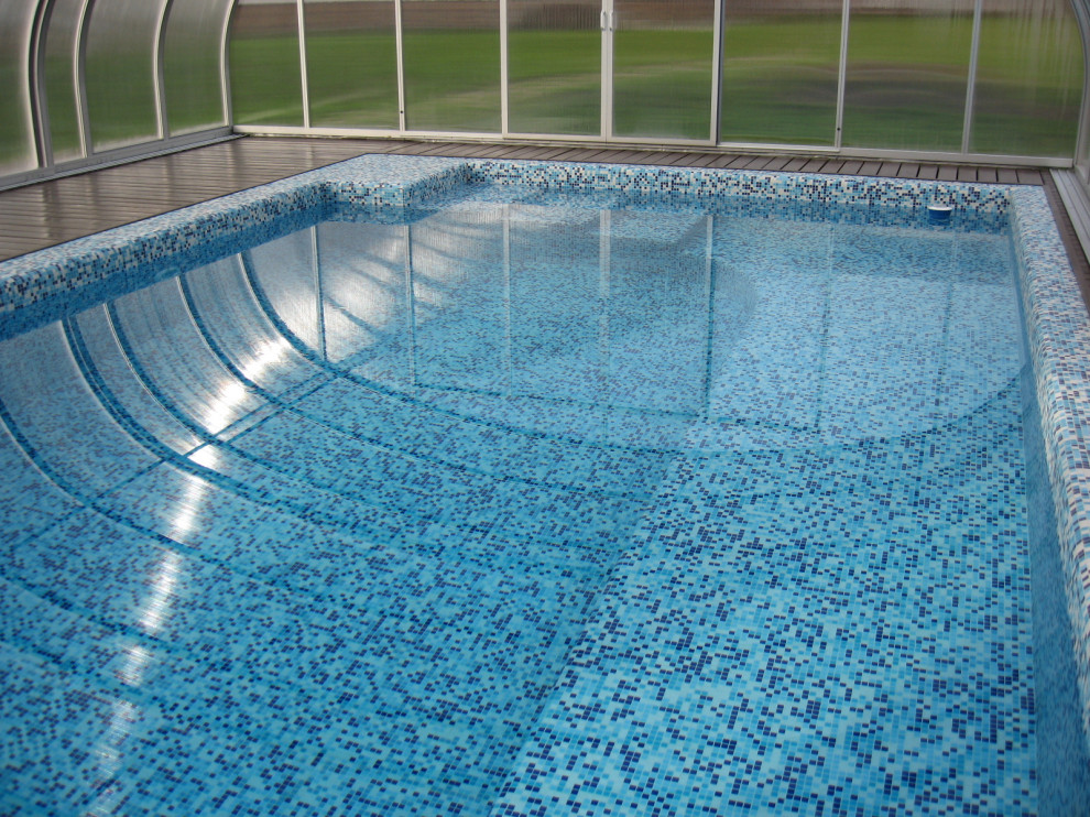 Уличный бассейн с раздвижным павильоном - Pool - Moscow - by АКВА Хобби ...