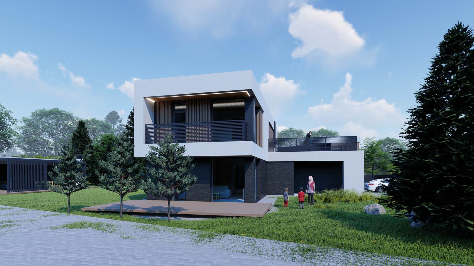 Complex of modern houses Ust-Kachka