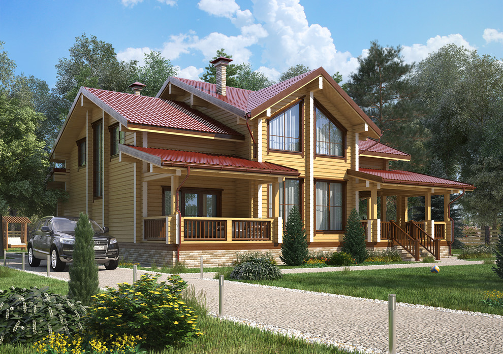 Строительство домов из клееного бруса