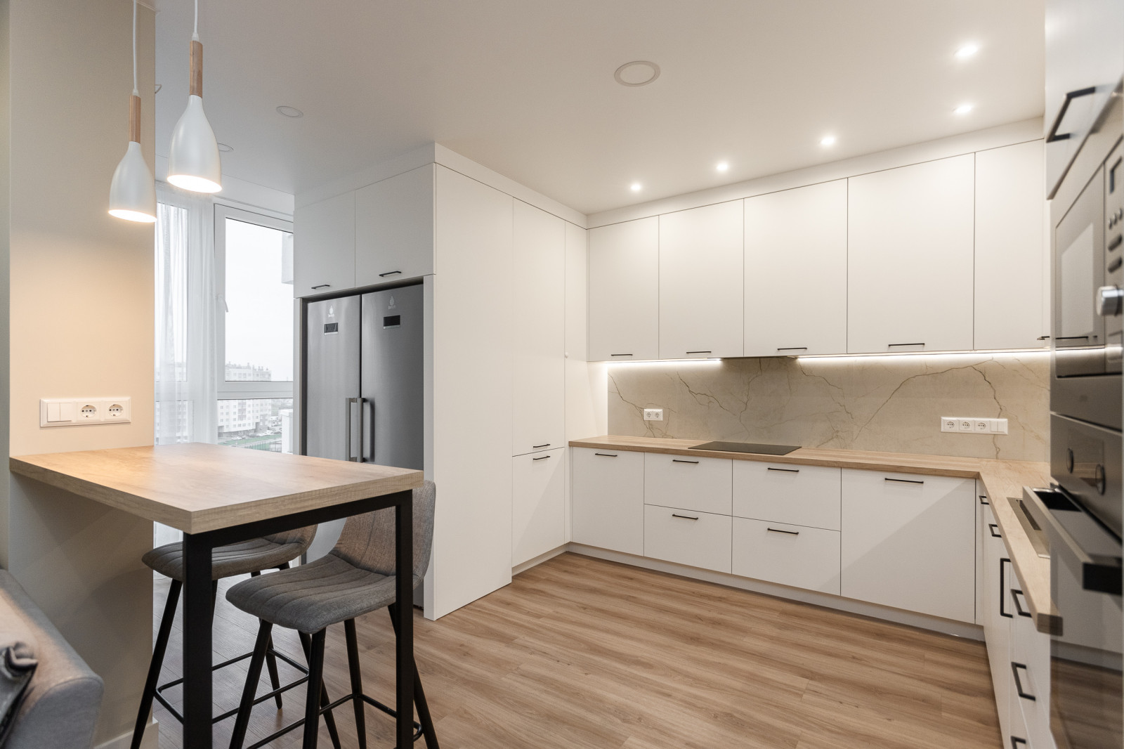 Кухня в современном стиле по ул. Крымский проезд