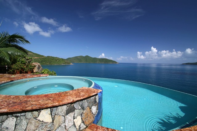 British Virgin Islands exotisk-pool