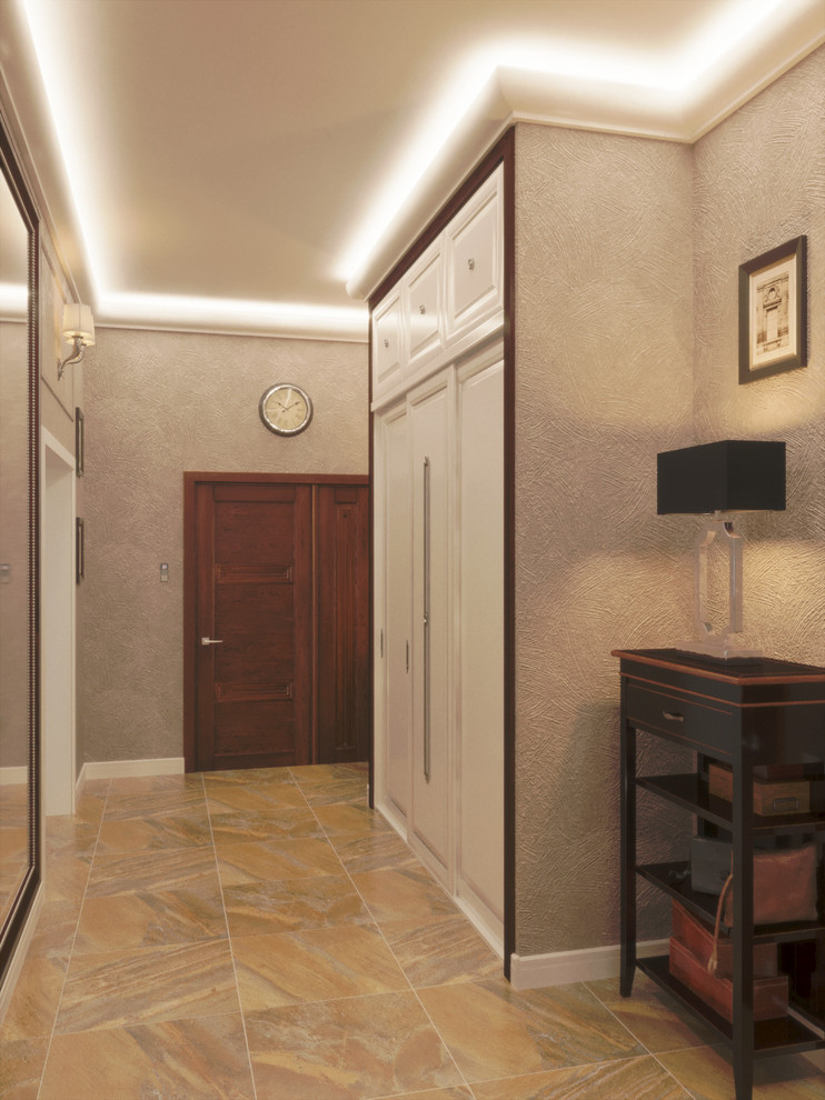 Холл - коридор, лестничный марш