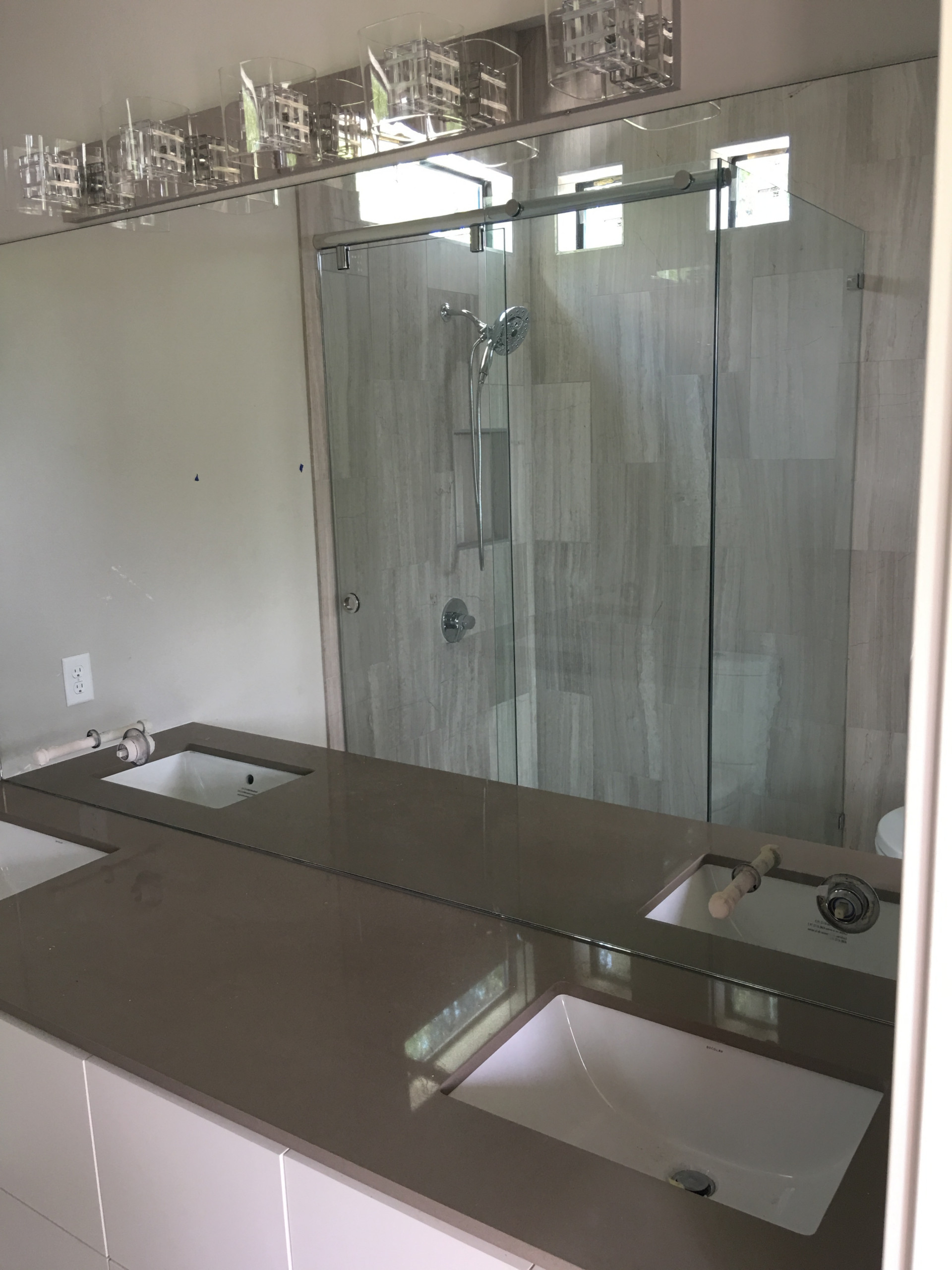 LARGE HIS AND HERS MIRROR