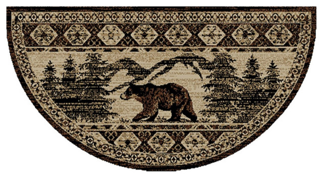Wedge Rugs American Destination Foothills Brown Lodge Accent Rug, 2'x3'8