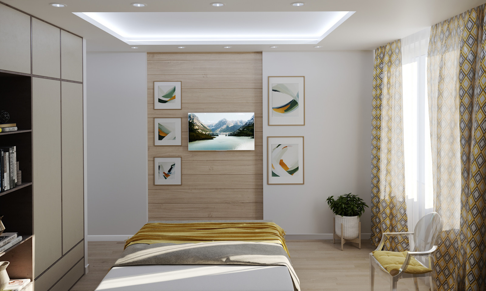 Стильная спальня для современной девушки