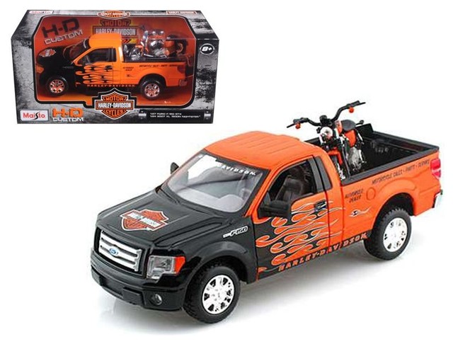 2010 Ford F 150 Stx Pickup 127 Orange 2007 Nightster Harley Davidson 124