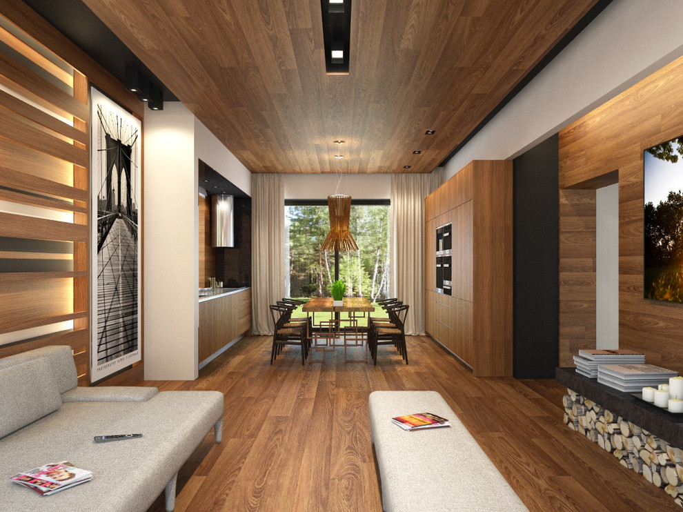 Проект интерьеров дома в Новогорске