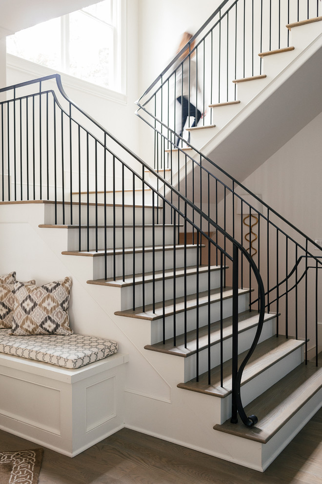 Custom Atlanta Home - Transitional - Staircase - Atlanta - by Vincent ...