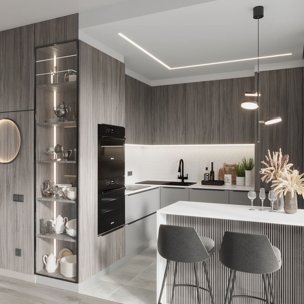 Кухня Гостиная ЖК Европейский