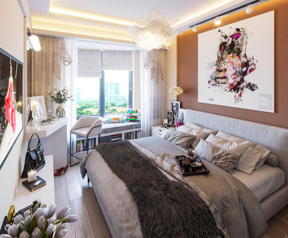 Дизайн-проект интерьера комнаты для девушки-подростка