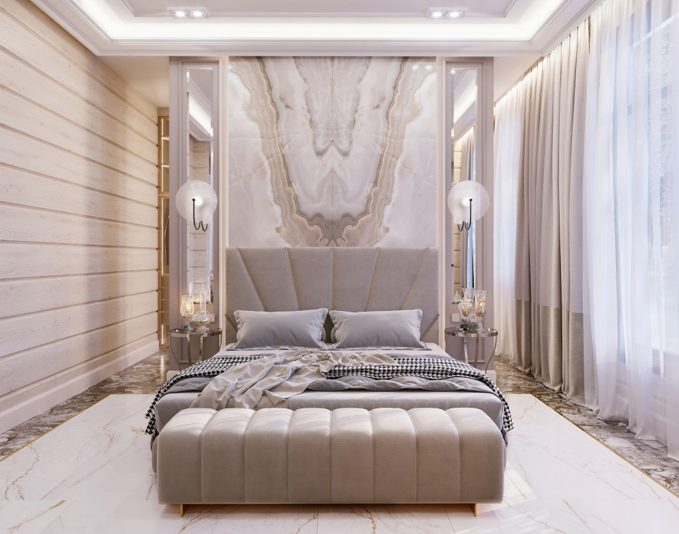 Загородный дом из бруса, Неоклассика