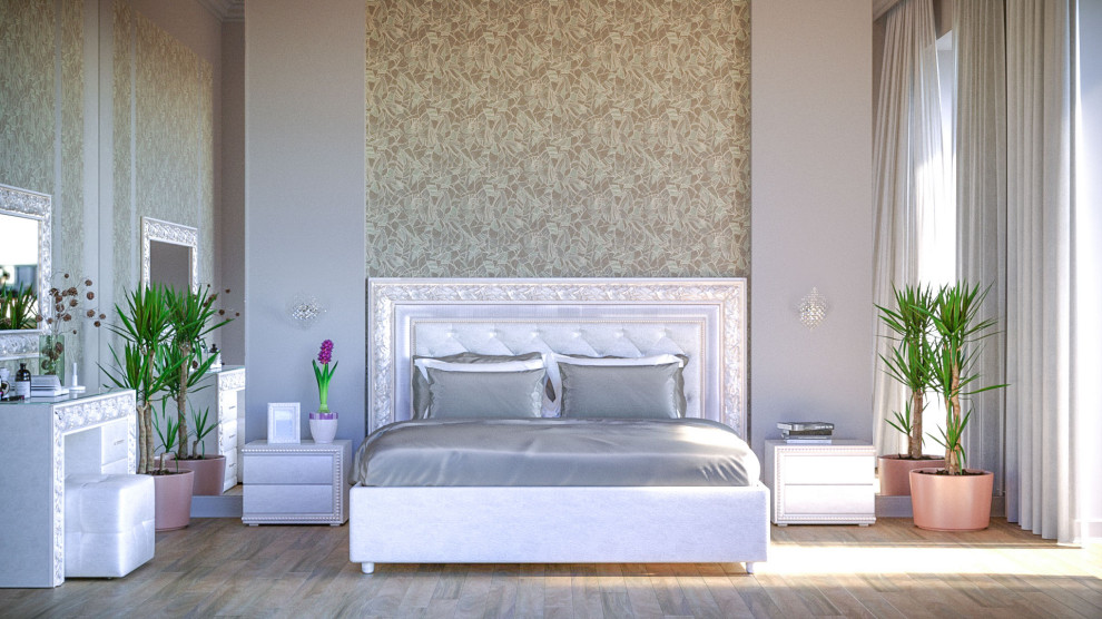 Спальня в стиле Лакшери