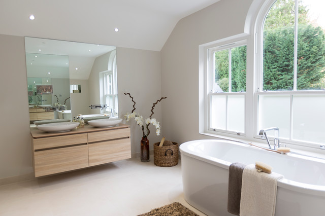 Brampton modern-badezimmer