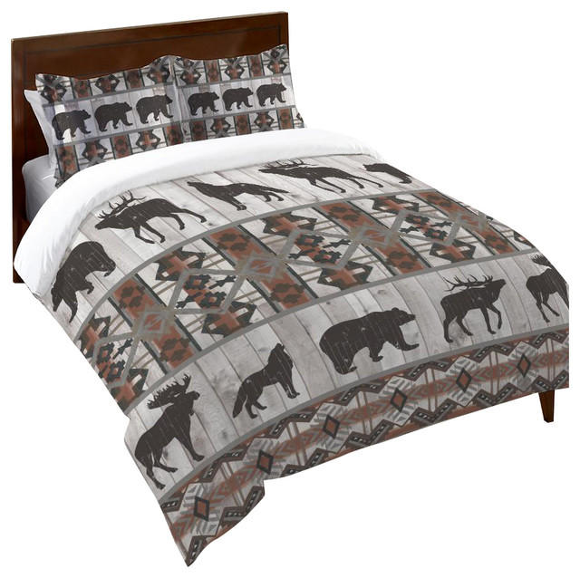 Laural Home Southwest Lodge Duvet Cover Rustic Duvet Covers And