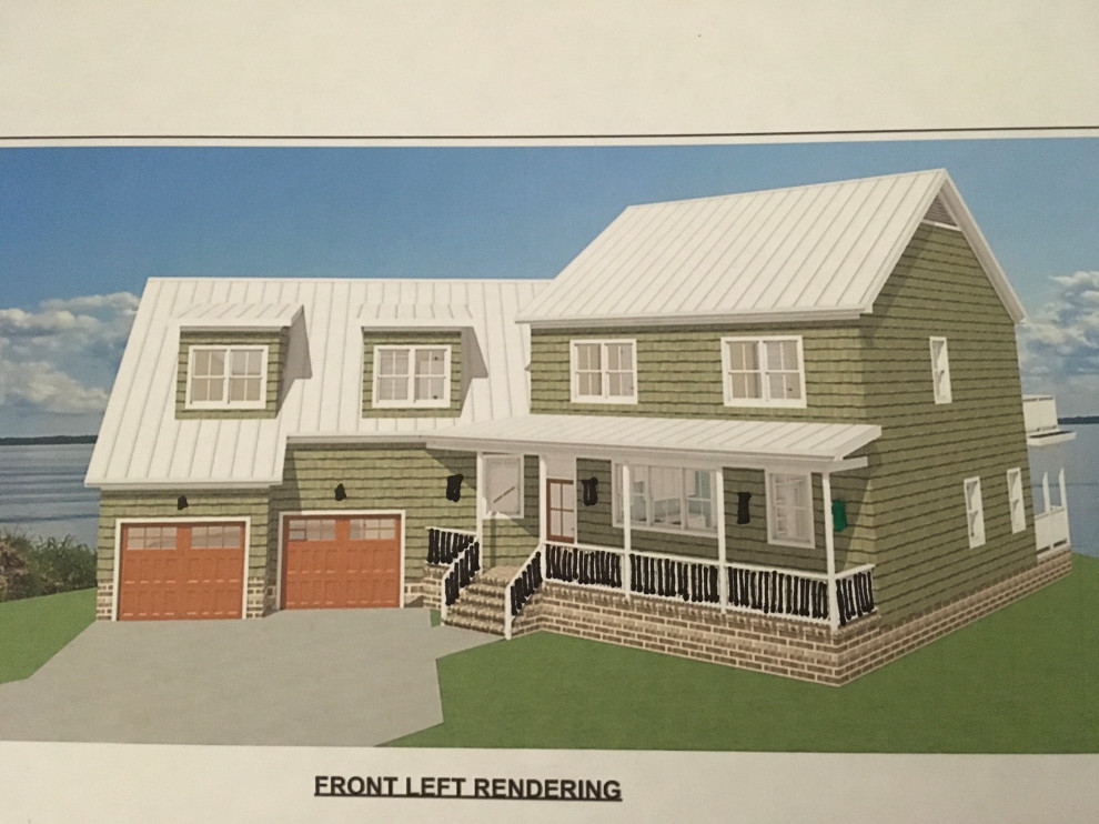 colors ideas for front porch railings and pickets