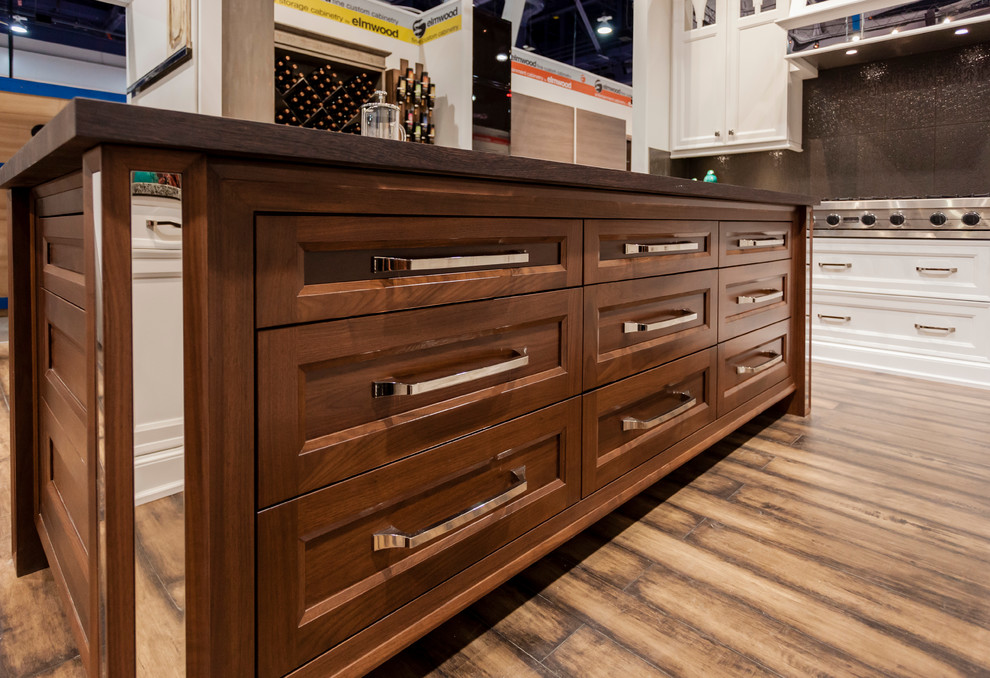 Inspiration for a transitional kitchen remodel in Toronto