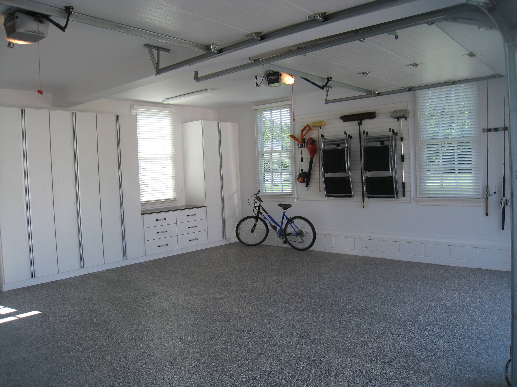 Custom Garage with Extruded Aluminum Accents
