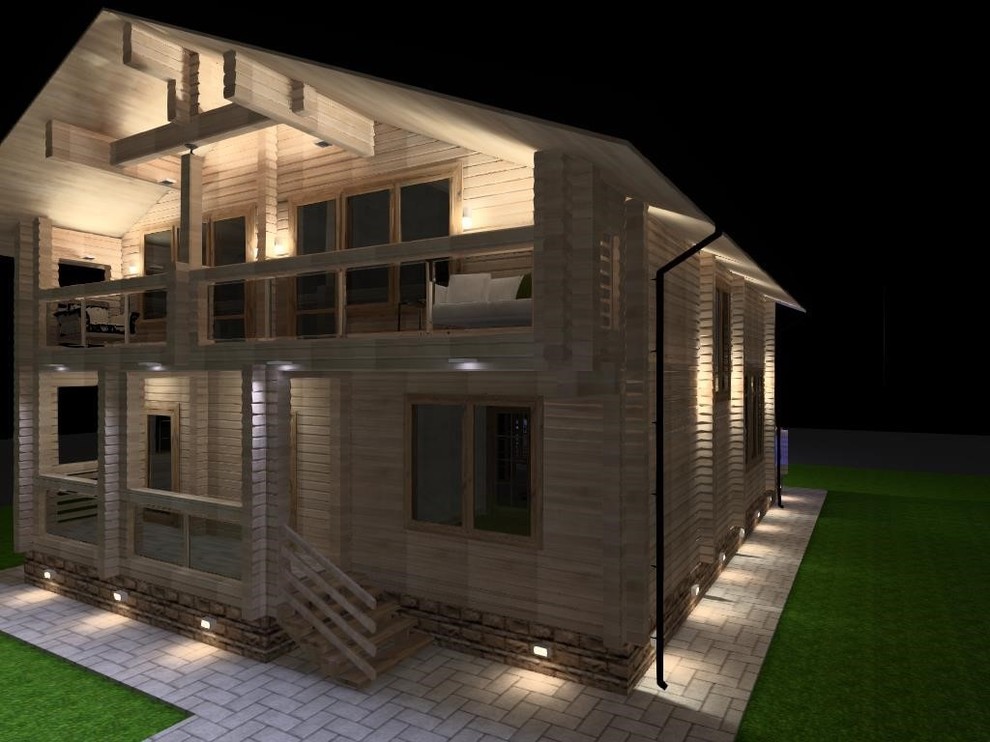 Освещение загородного дома