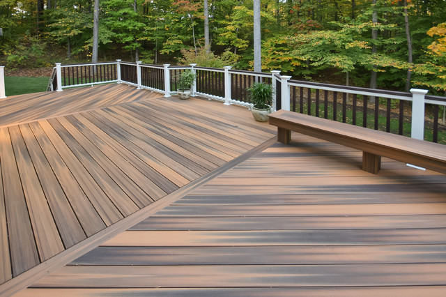 Upper Marlboro Fiberon deck - Traditional - Porch - DC Metro - by Fine ...