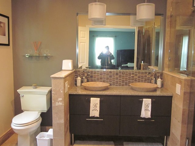 Master Bathroom Remodel with double sink Mahwah, NJ  Modern  Bathroom  New York  by All 