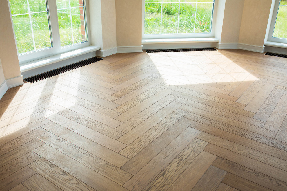 Венгерская ёлка, Дуб Натур 880 мм в частном доме Нагаево