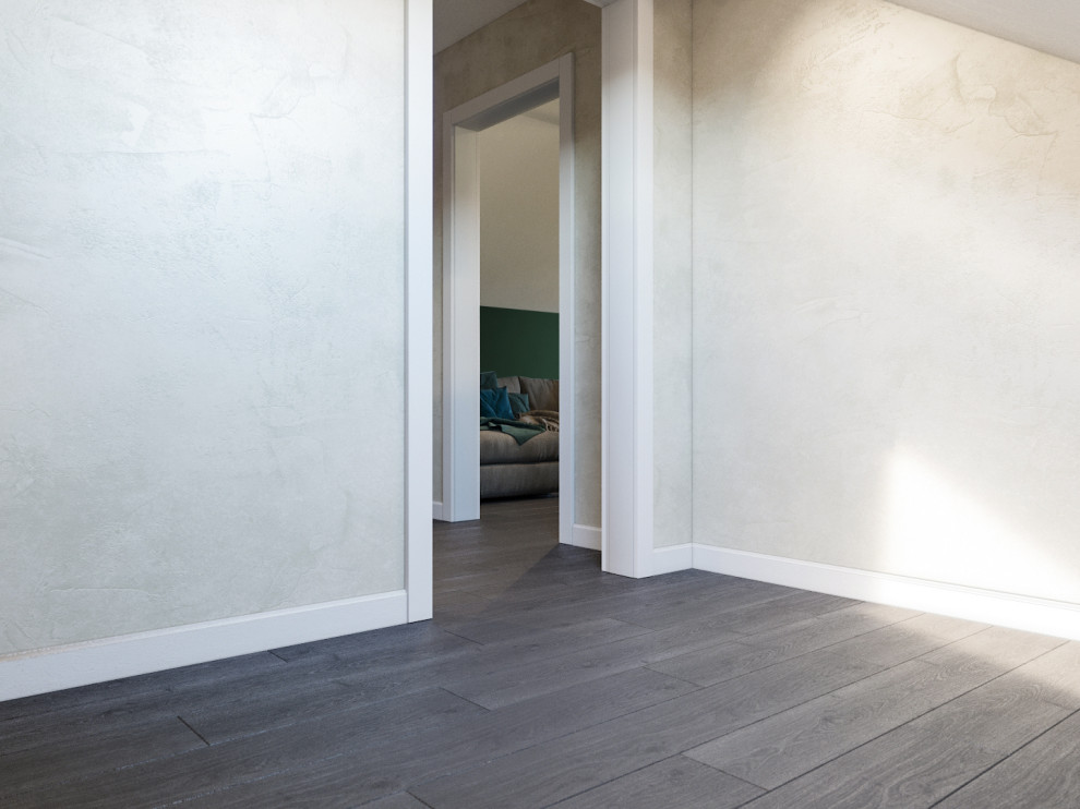 Дизайн интерьера мансарды дома (ул.Б.Зуевская)