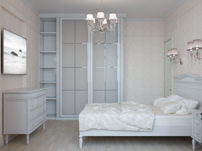 Проект квартиры  в Выхино в  стиле неоклассика