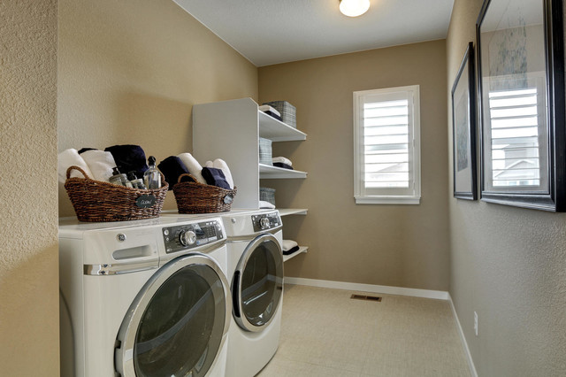 Model Home classique-chic-buanderie