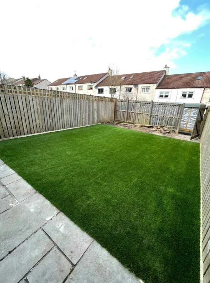 Fake Grass Fitting Glasgow Other by The Artificial Grass Company